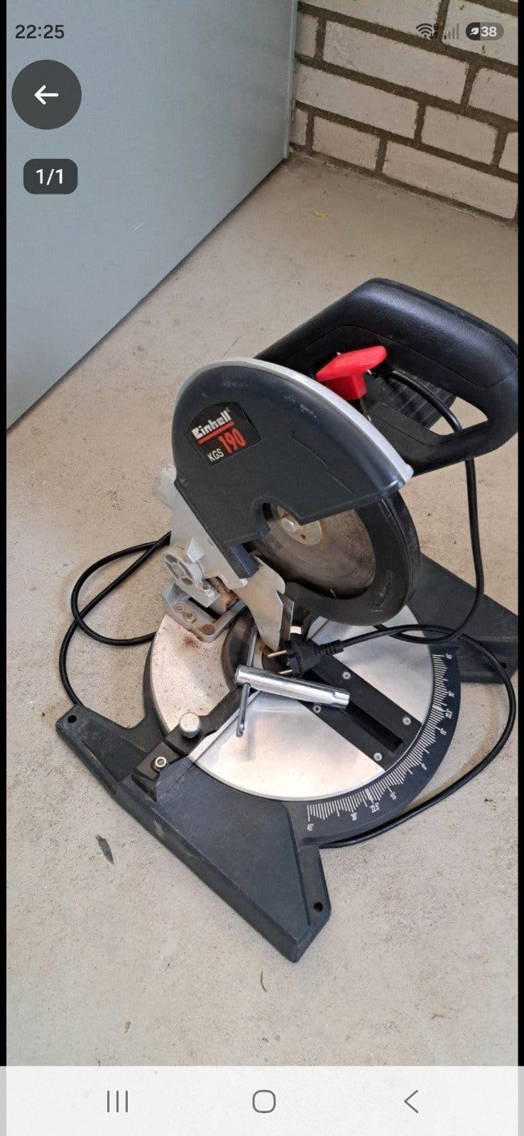 Te koop einhel afkortzaag, Ophalen, Gebruikt, Afkortzaag, 30 tot 70 mm