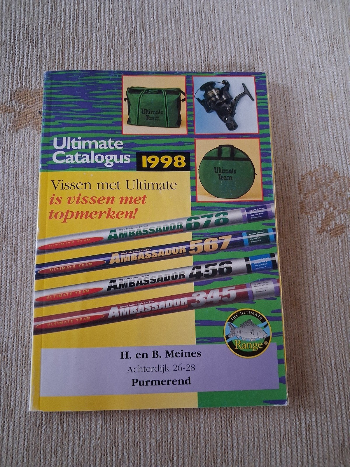 Hengelsportcatalogus Ultimate 1998, Ophalen of Verzenden, Zo goed als nieuw, Boek of Tijdschrift