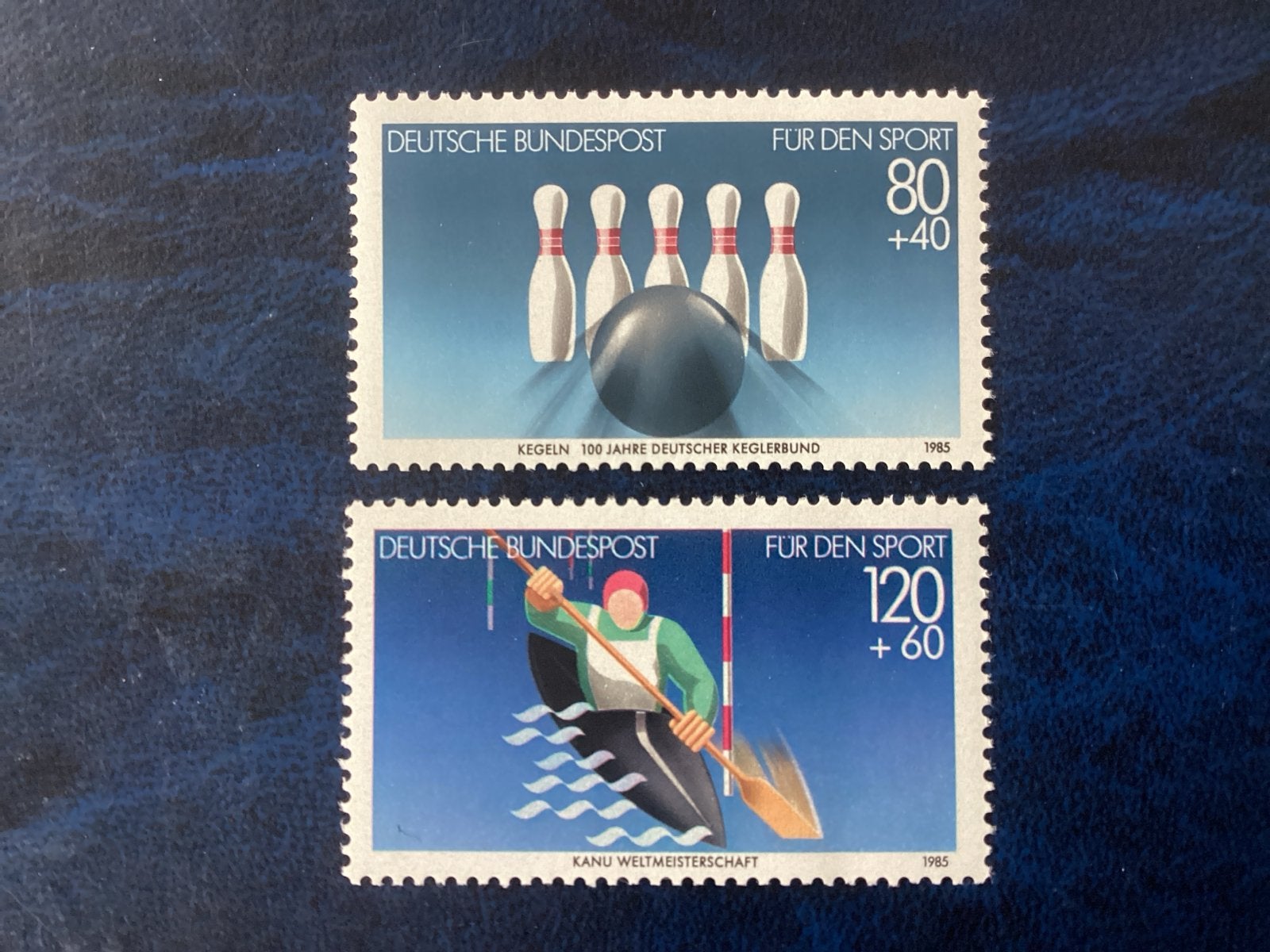Duitse Bundespost postzegels sport 1985 postfris, Ophalen of Verzenden, BRD, Postfris