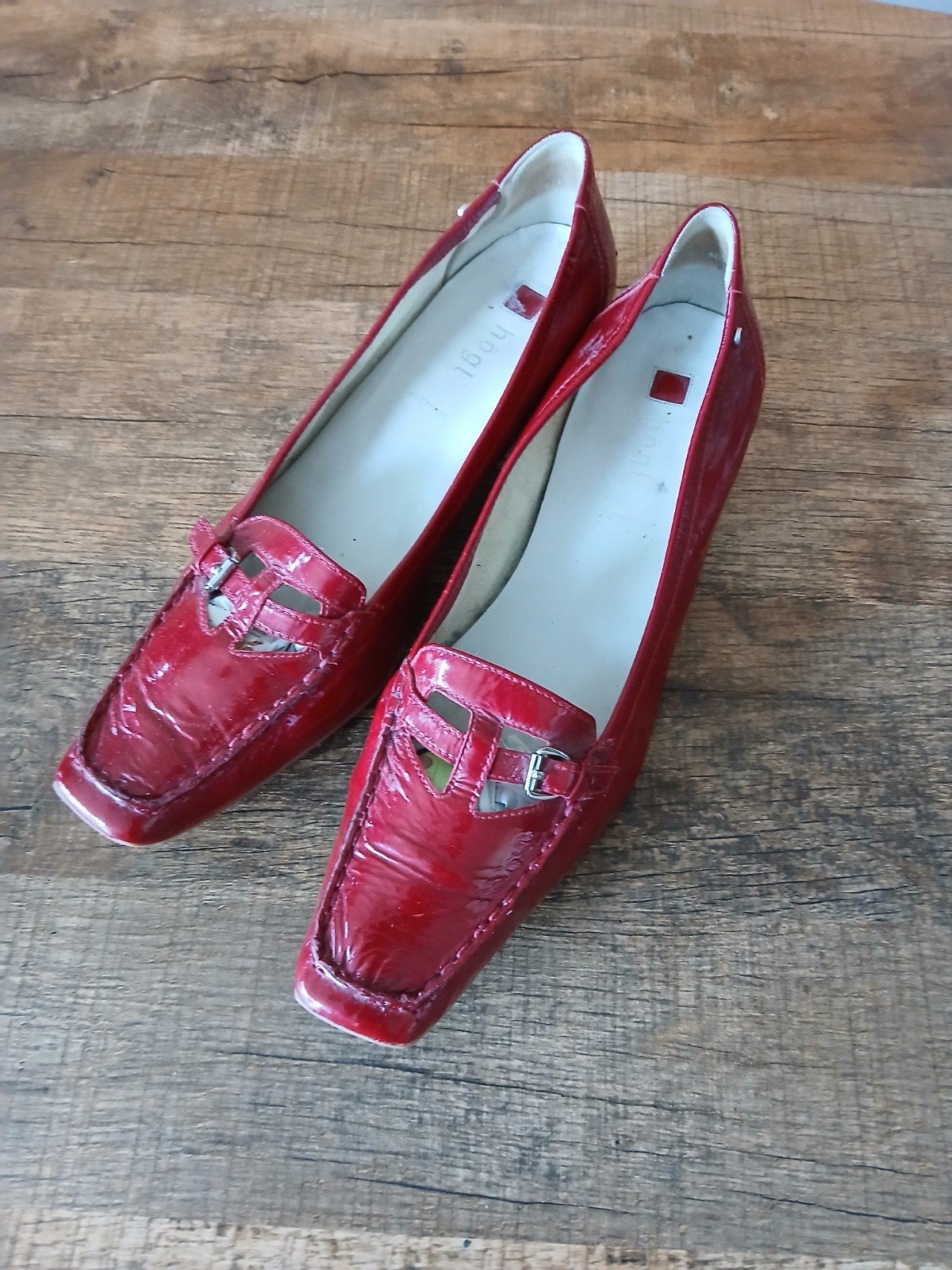 Schoen, Kleding | Dames, Ophalen of Verzenden, Zo goed als nieuw, Rood