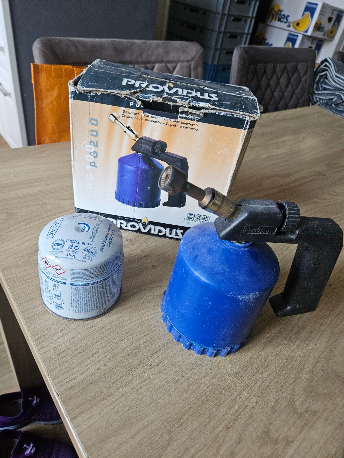 Providus PG200 Soldeerbrander met gasfles, Ophalen, Gebruikt