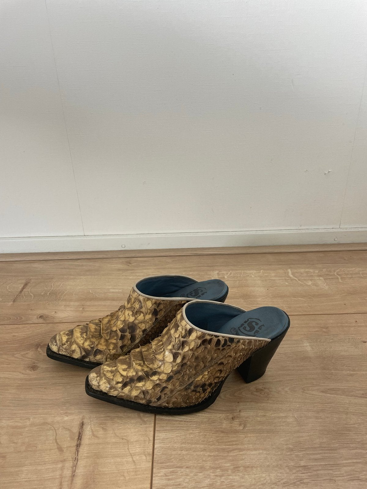 Sendra Python Barrillo Natural Clogs - Maat 38, Overige kleuren, Zo goed als nieuw, Sandalen of Muiltjes, Ophalen of Verzenden