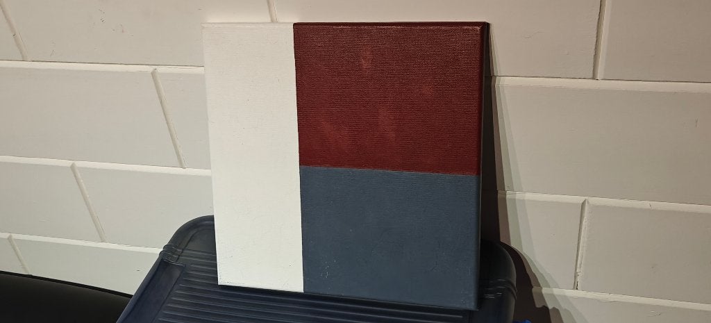 Unieke set van 3 moderne abstracte schilderijen 40x40 cm, Ophalen of Verzenden