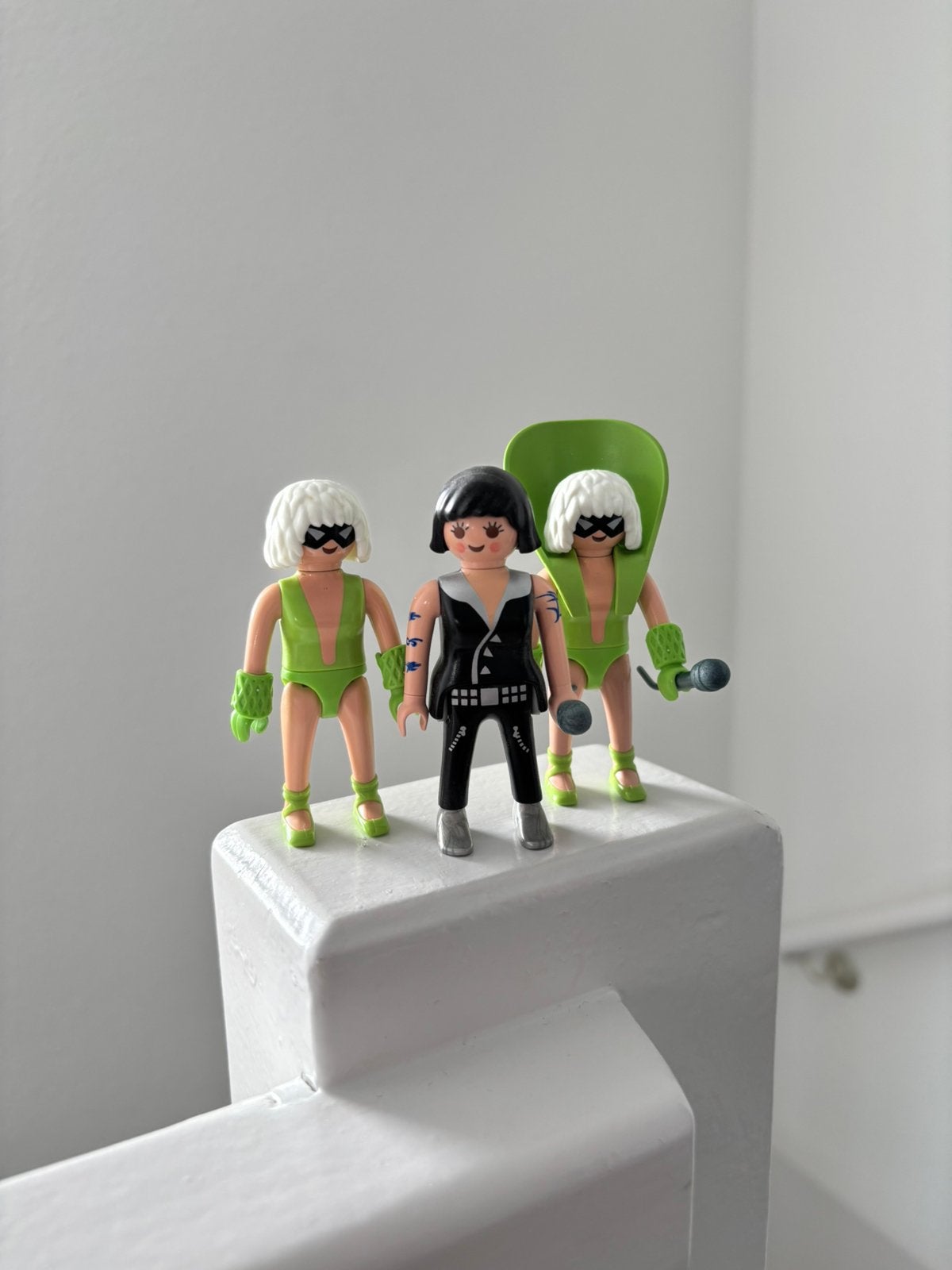 Playmobil popzangeressen (lady gaga) + rockzangeres, Kinderen en Baby's, Speelgoed | Playmobil, Losse onderdelen, 1.2.3, Ophalen of Verzenden