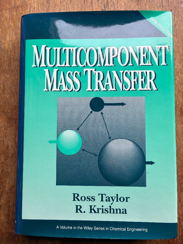 Multicomponent Mass Transfer : Studieboek chemie, Ophalen of Verzenden, Zo goed als nieuw, Ross Taylor , R. Krishna, Natuurwetenschap