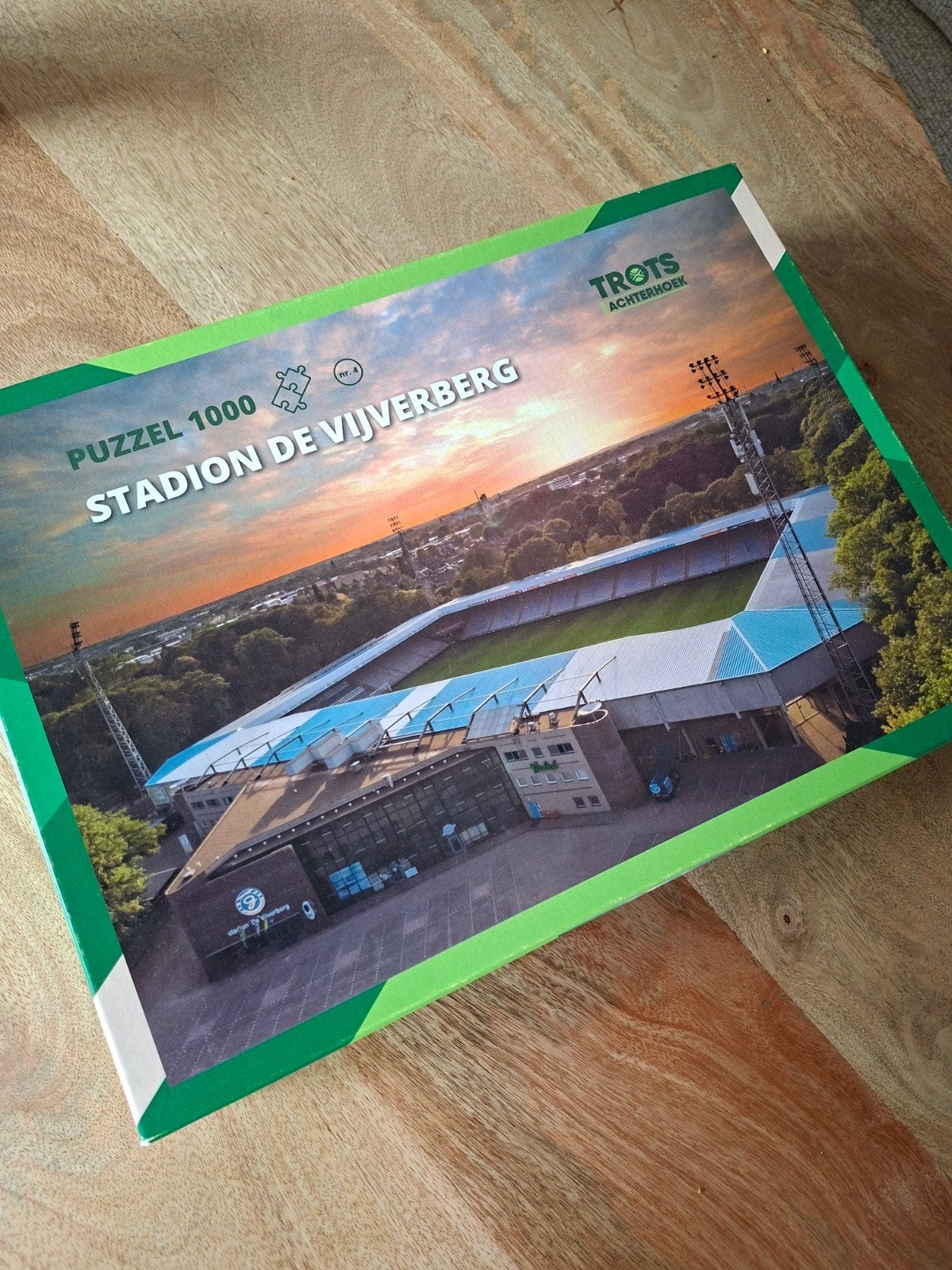 Puzzel 1000 stukjes Stadion De Vijverberg, Ophalen of Verzenden, 500 t/m 1500 stukjes, Nieuw, Legpuzzel