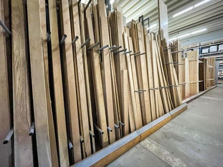 Eiken planken, latten, balkjes, Eiken zaagstukken | OUTLET!, Doe-het-zelf en Verbouw, Hout en Planken, Ophalen, 25 tot 50 mm, Eiken