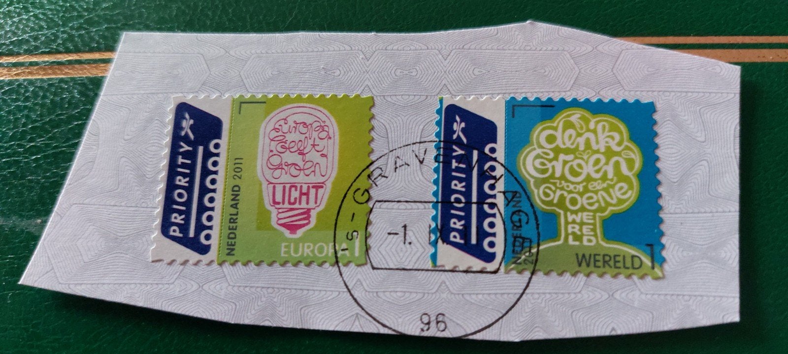 euro zegels Nederland, Ophalen of Verzenden, Na 1940, Gestempeld