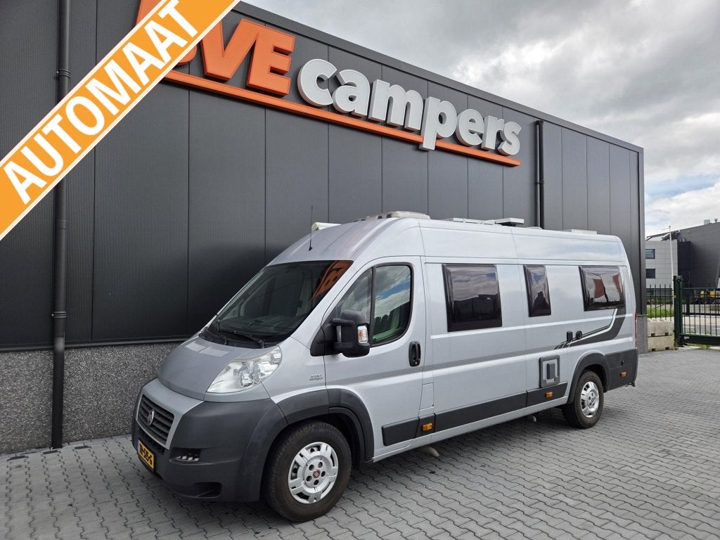 LMC Tourer 64 Pössl Automaat Lengtebed, Automaat, Buscamper of Camperbus, Fiat, Hordeur