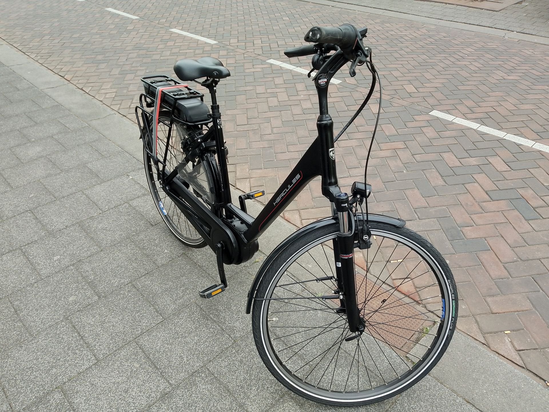 Hercules Montfoort Plus h55 elektrische damesfiets Bosch, Overige merken, Gebruikt, -, -