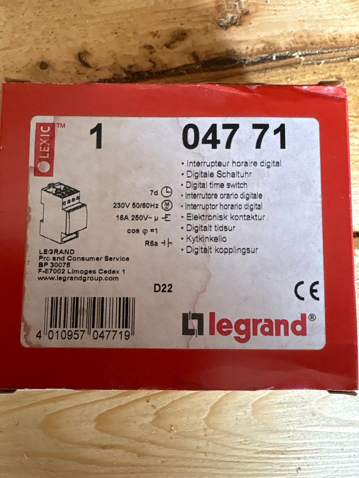 Legrand Digitale Tijdschakelaar 047 71 - Nieuw in doos, Ophalen of Verzenden, Nieuw, Overige typen