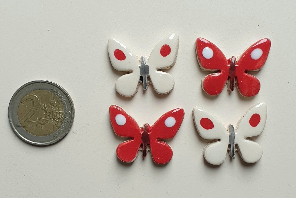 Mozaïek steentjes handgemaakte keramiek vlinders, K3, Verzenden, Handgemaakt, Dieren, Nieuw