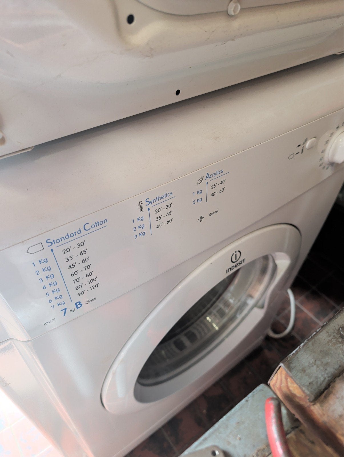 Indesit Wasmachine 7 kg - Zo goed als nieuw, Witgoed en Apparatuur, Wasmachines, Ophalen, 6 tot 8 kg, Minder dan 1200 toeren, Zo goed als nieuw