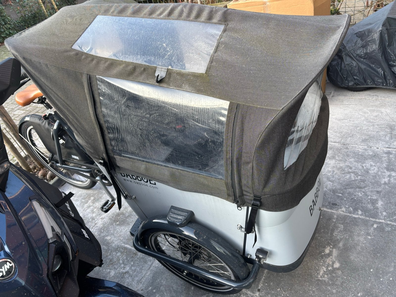 Babboe Mountain Curve Bakfiets - Sept 2023 - Zo goed als nie, Overige merken, Elektrisch, Ophalen of Verzenden, Zo goed als nieuw