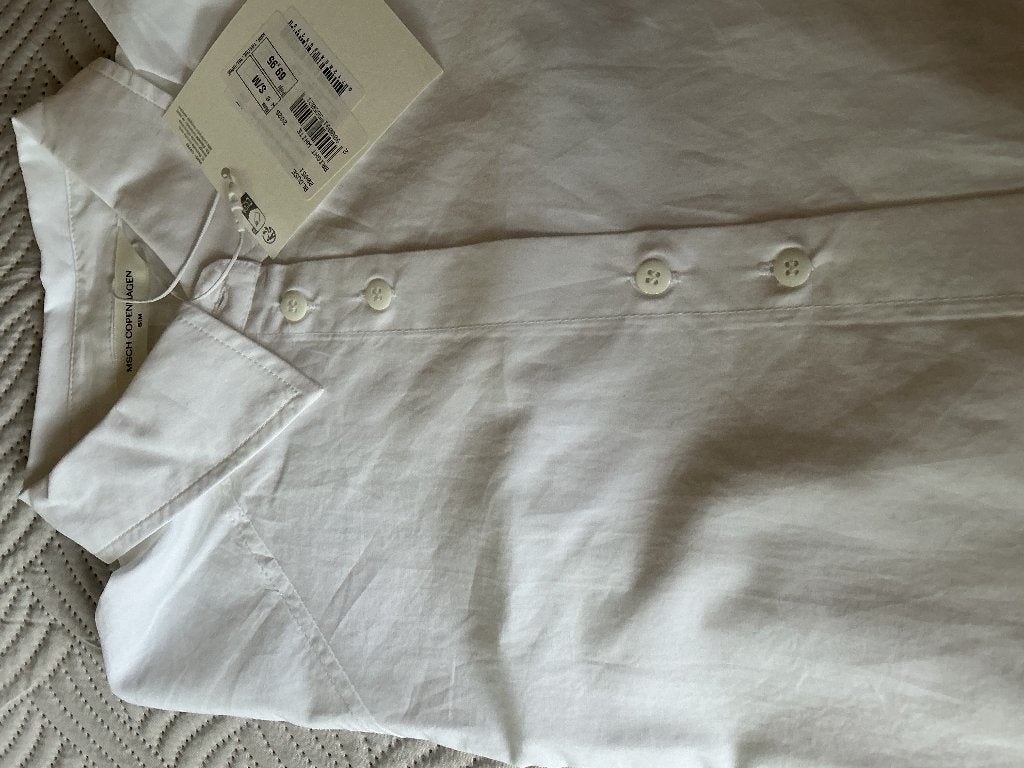 Bloes, Kleding | Dames, Maat 38/40 (M), Msch Copenhagen, Wit, Nieuw