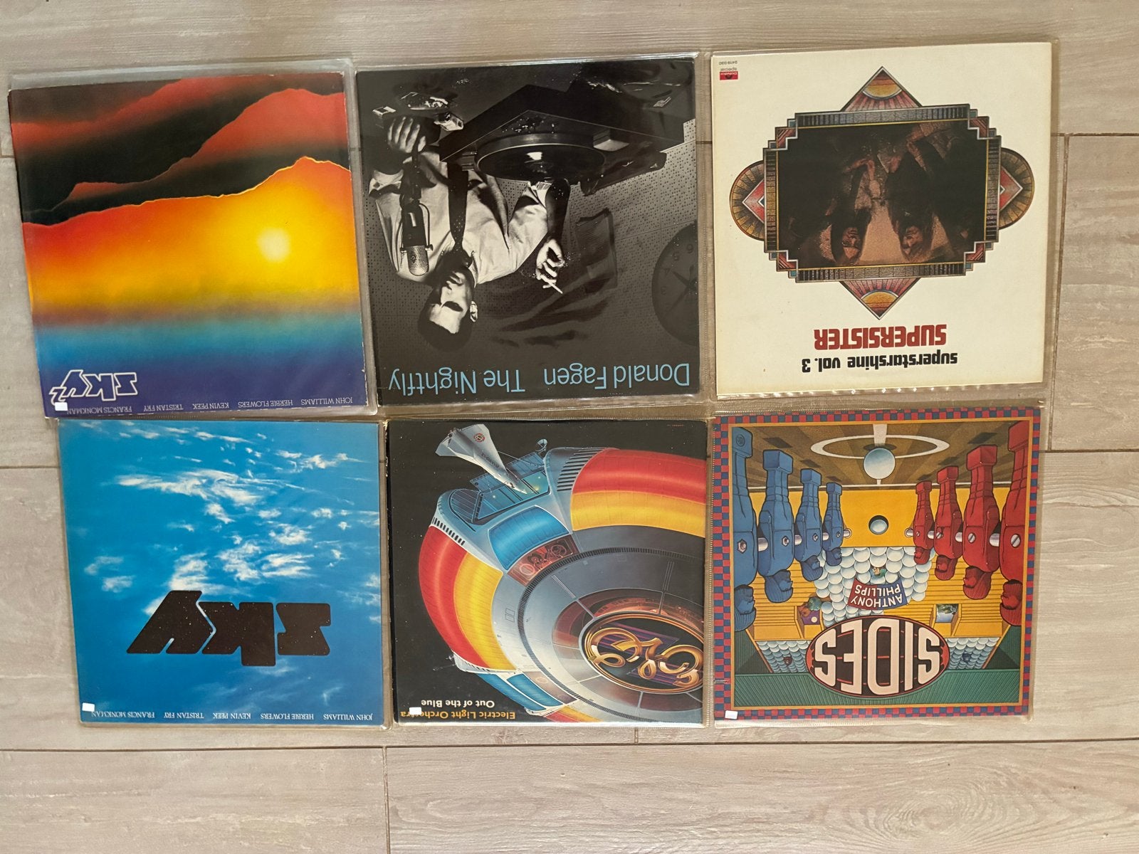 Diverse Pop/Rock LP's: Sky, Donald Fagen, Supersister, ELO, LP, Gebruikt, Pop, Ophalen of Verzenden
