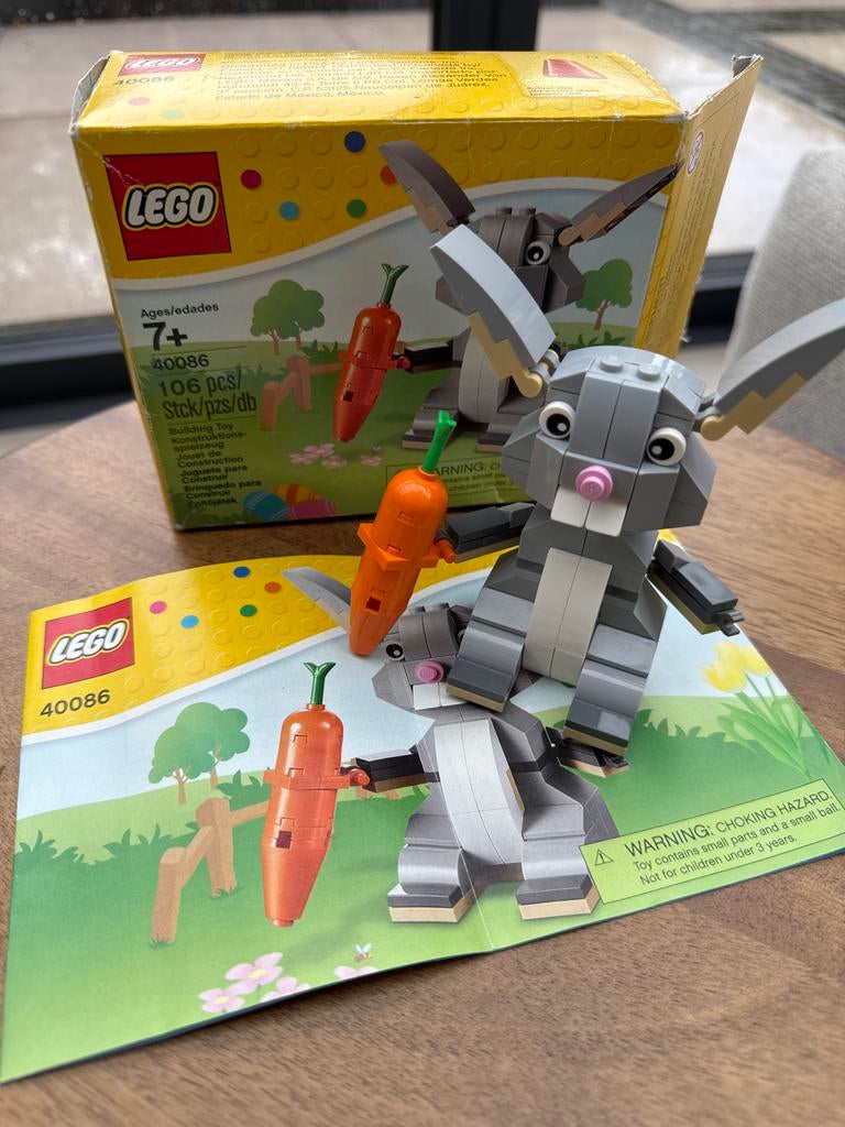 LEGO Paashaas 40086 - Compleet met doos en instructies, Overige thema's, Lego, Ophalen of Verzenden, Zo goed als nieuw