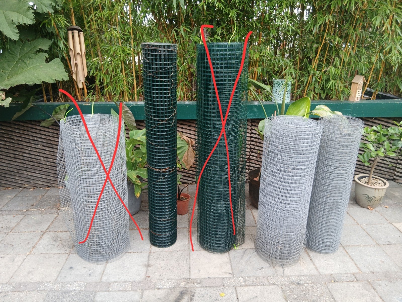 Diverse rollen gaas en raster voor tuin of omheining, Ophalen, Zo goed als nieuw, 20 meter of meer, Gaas