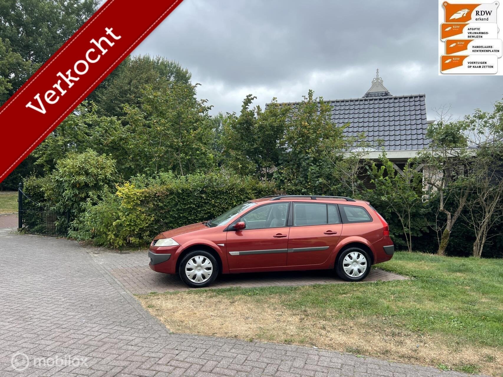 Nette Renault Megane Grand Tour 2.0-16V LPG/G3 Aut. 1e eig!, 135 pk, Gebruikt, 4 cilinders, Origineel Nederlands