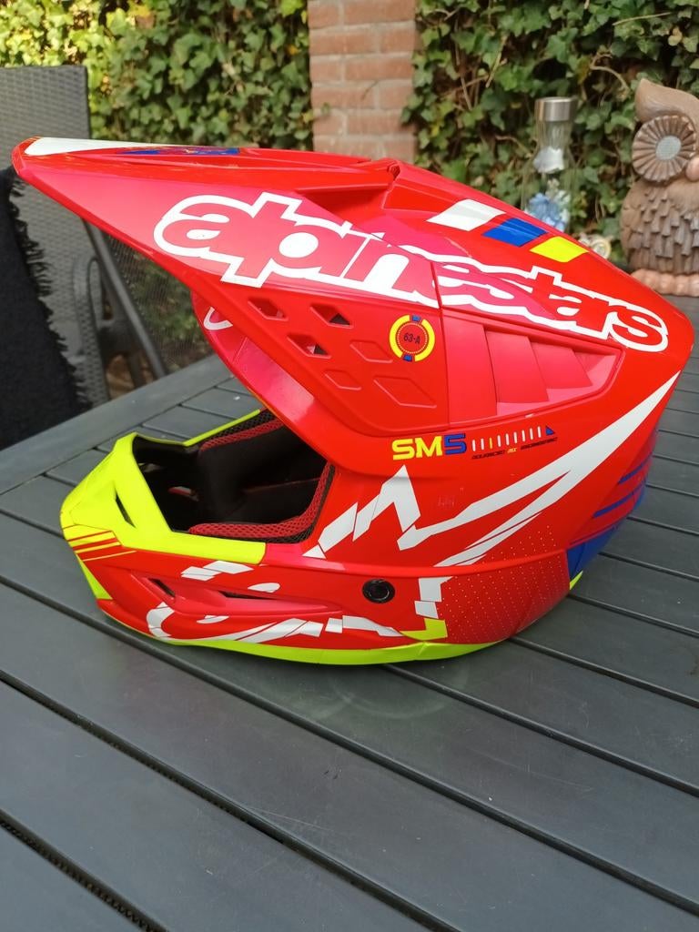 Crossmotor helm - Alpinestars SM5 - Maat XS, Motoren, Overige merken, XS, Offroadhelm, Kinderen