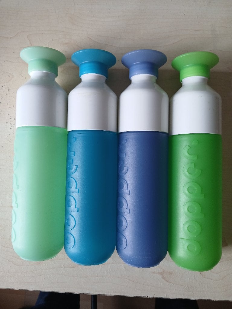 Originele Dopper flessen – 4 stuks, Ophalen, Zo goed als nieuw