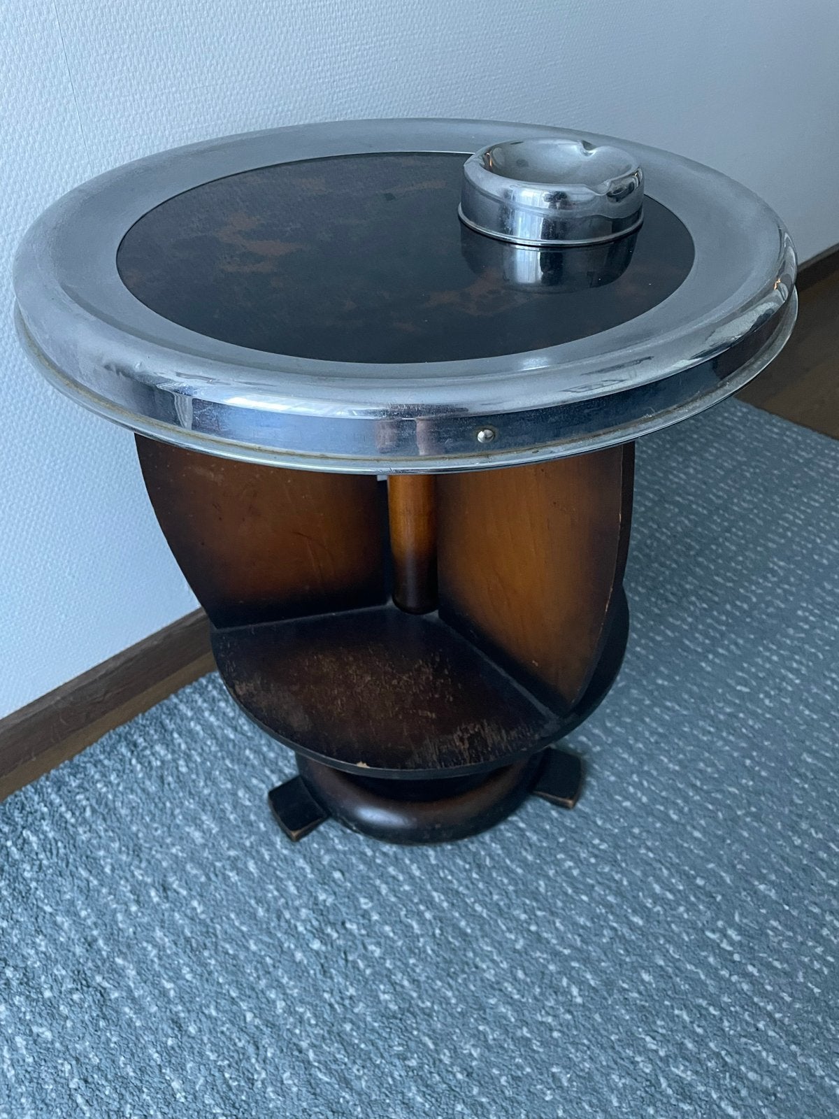 Originele Amsterdamse Rooktafel met Schildpad Motief, Ophalen