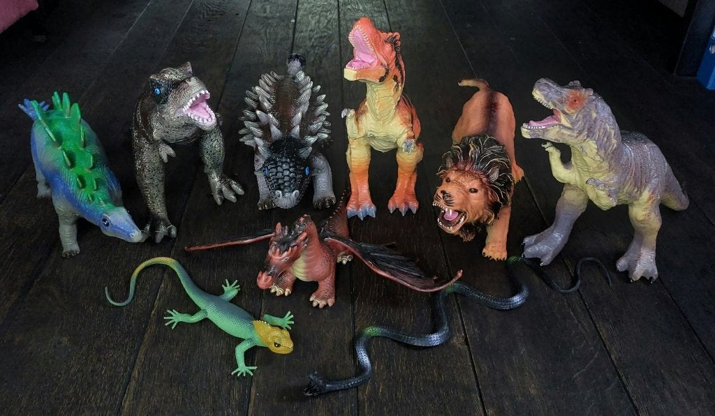 Grote Dino Speelgoed Bundel, Ophalen, Gebruikt