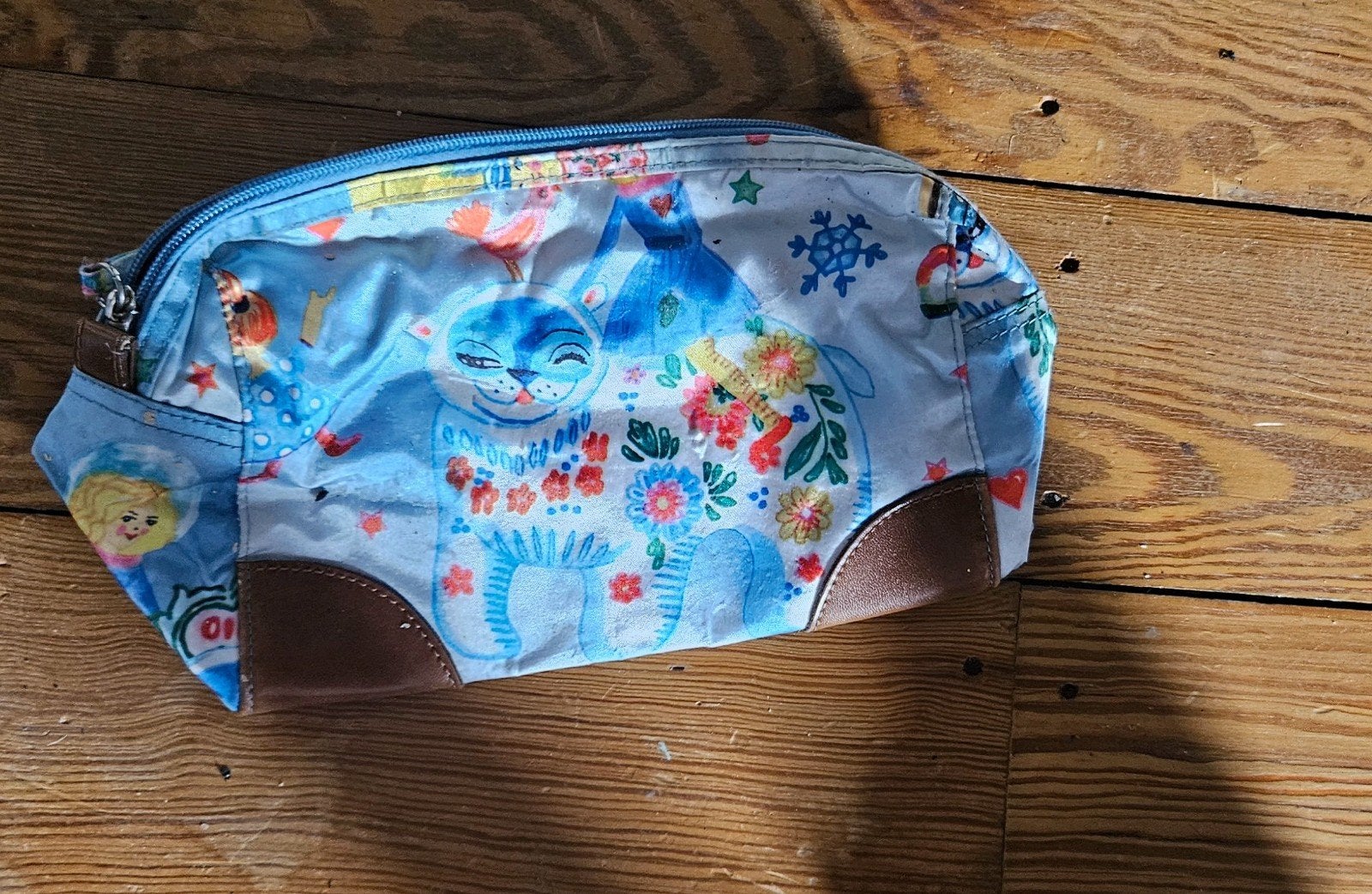Oilily toilet tas, Ophalen of Verzenden, Zo goed als nieuw, Blauw, Handtas