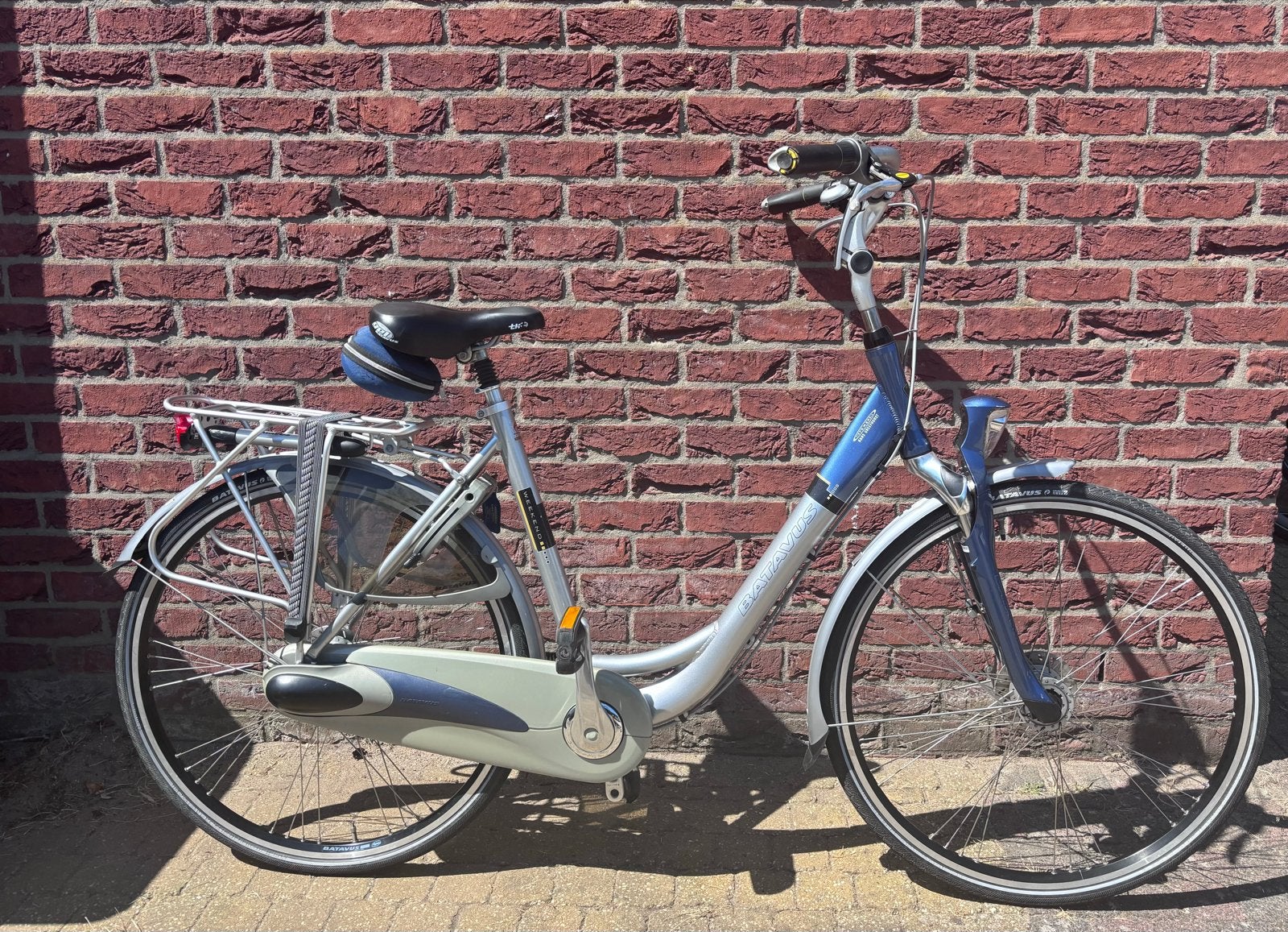 Batavus Weekend Damesfiets met 8 Versnellingen., Ophalen, 53 tot 56 cm, Velgrem, Versnellingen