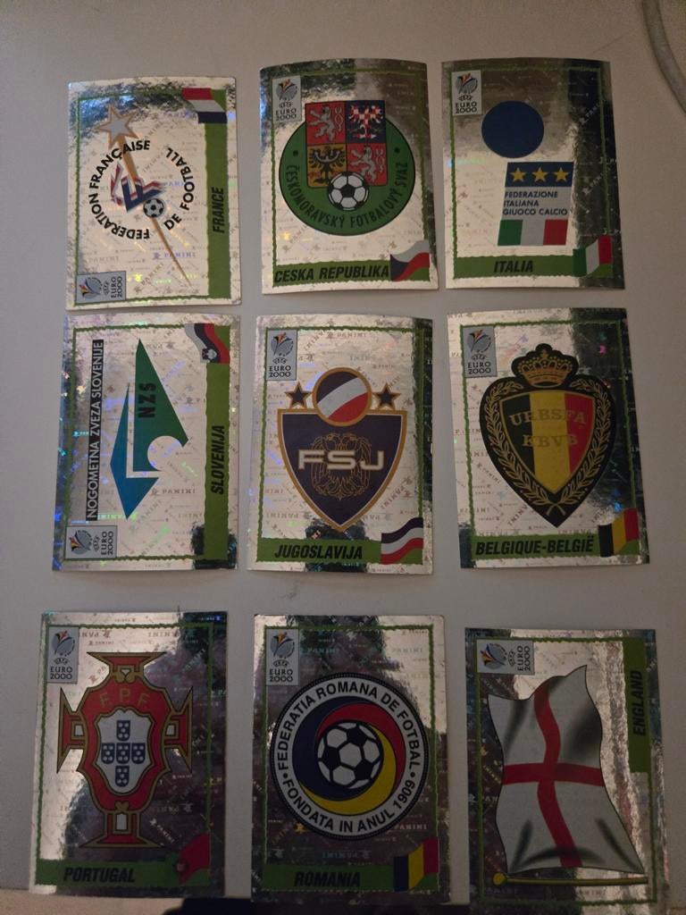 Panini euro 2000, Ophalen of Verzenden, Zo goed als nieuw, Buitenlandse clubs, Poster, Plaatje of Sticker