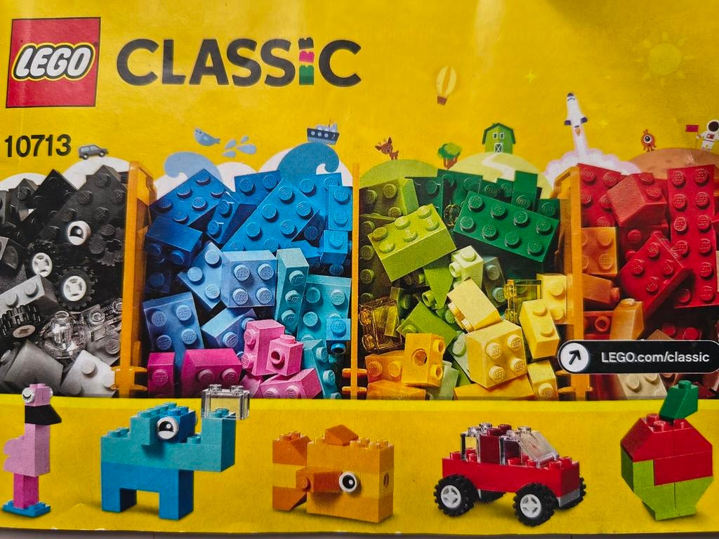 Lego classic 10713 in prima staat, bijna compleet., Lego, Ophalen of Verzenden, Zo goed als nieuw, Complete set
