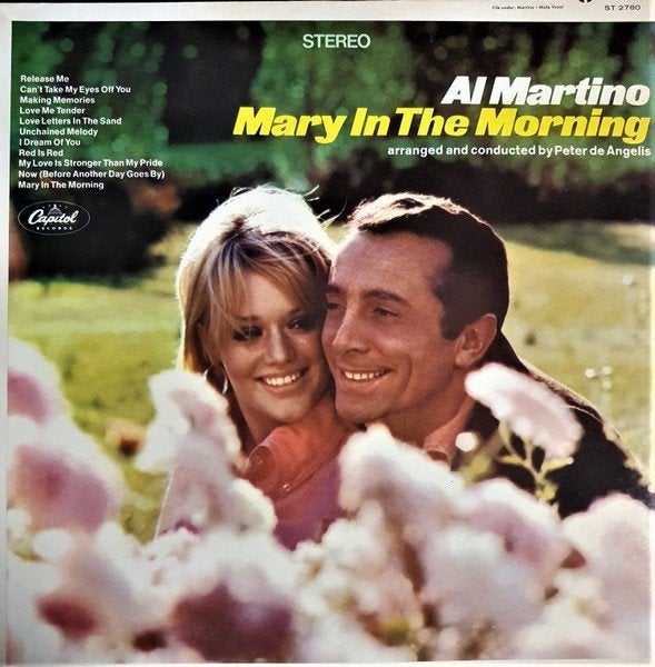 LP - Al Martino ‎– Mary In The Morning, Cd's en Dvd's, Vinyl | Pop, Gebruikt, Beschermende buitenhoes, 12 inch, Ophalen of Verzenden