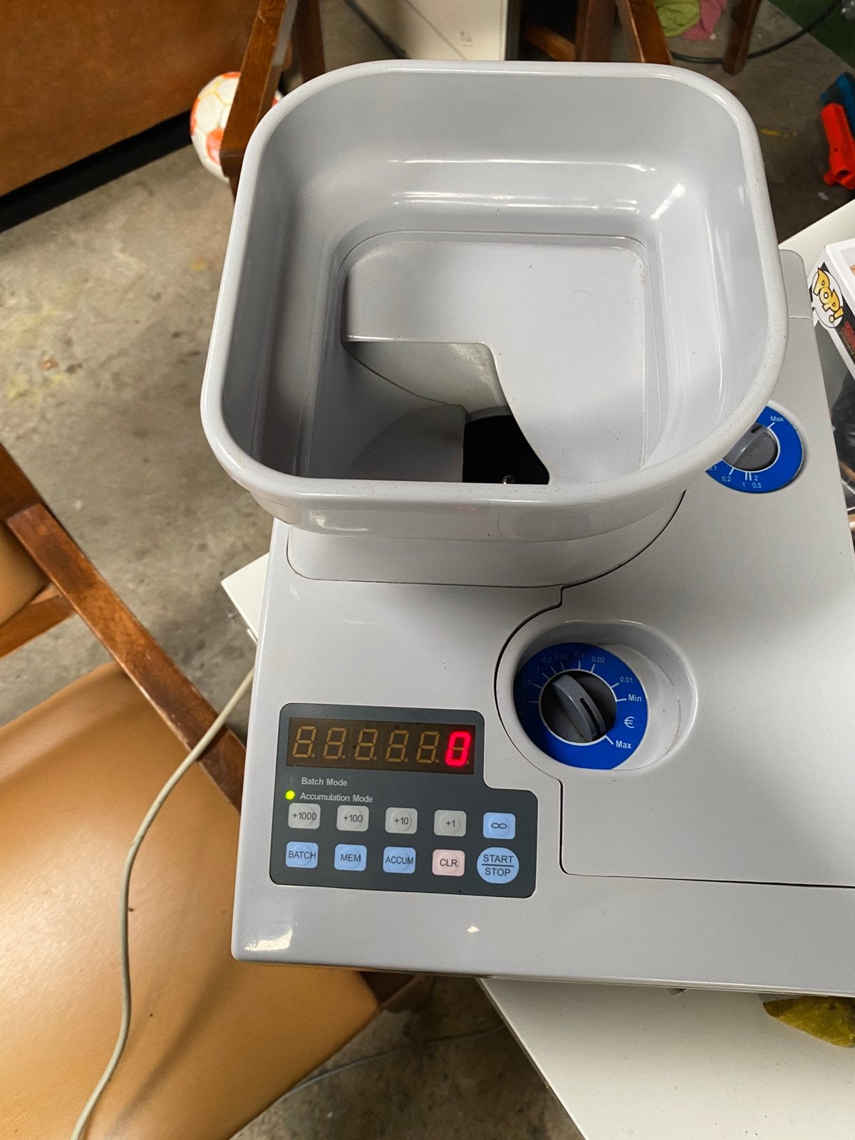 Ribao CS-2000 Professionele Muntenteller/Coin Counter (220V), Ophalen of Verzenden