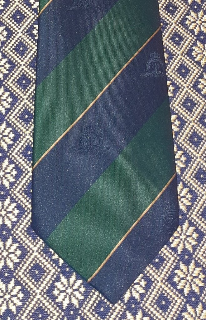 Oranjeboom Bier stropdas blauw-groen gestreept doorlopende, Verzamelen, Ophalen of Verzenden, Nieuw, Kleding, Oranjeboom