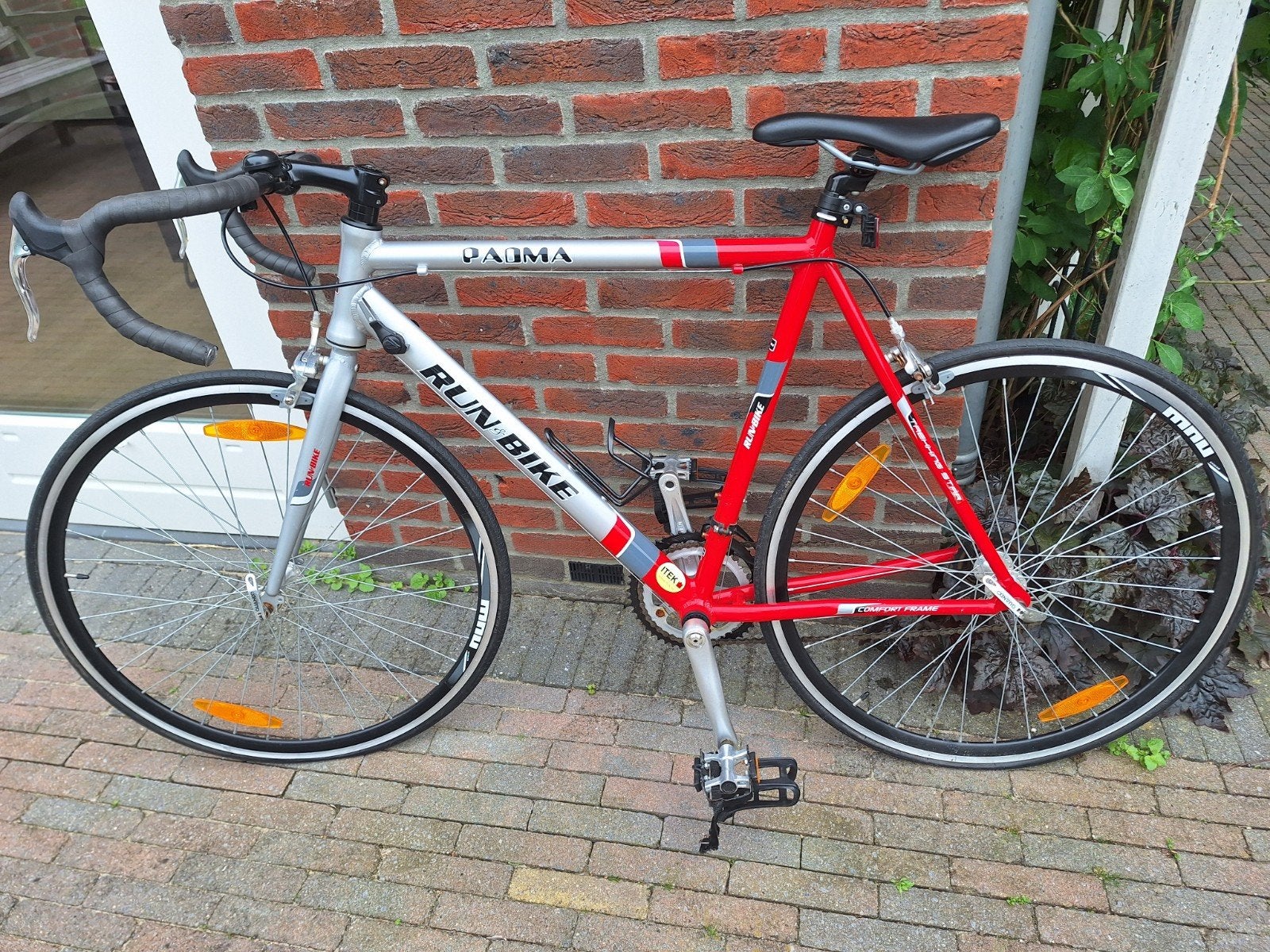 Wielrenfiets Padma Run Bike - Rood/Zilver, Gebruikt, 10 tot 15 versnellingen, Aluminium, Ophalen