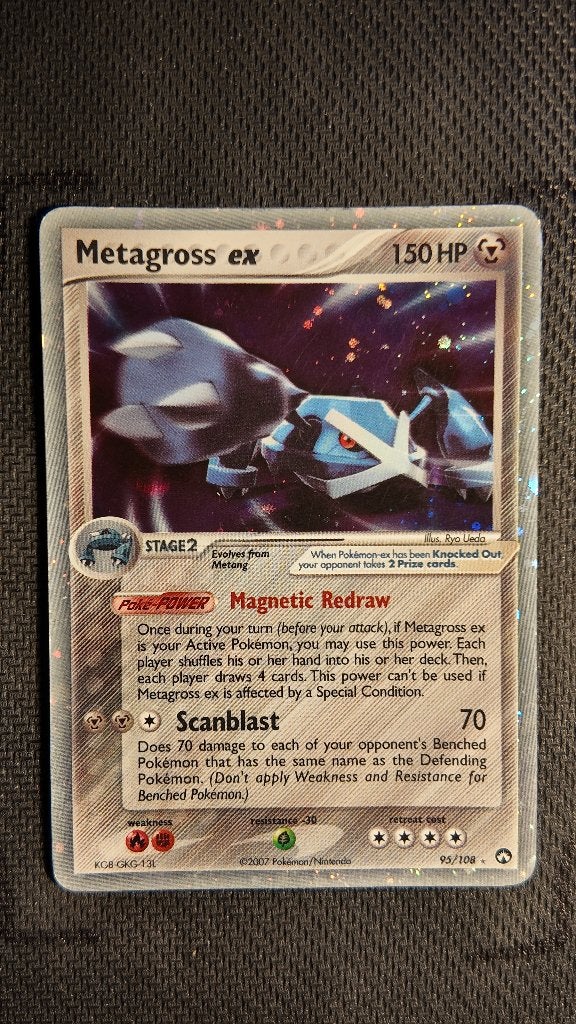 Metagross ex 95 Power Keepers | Pokemon kaart, Ophalen, Zo goed als nieuw, Losse kaart, Foil