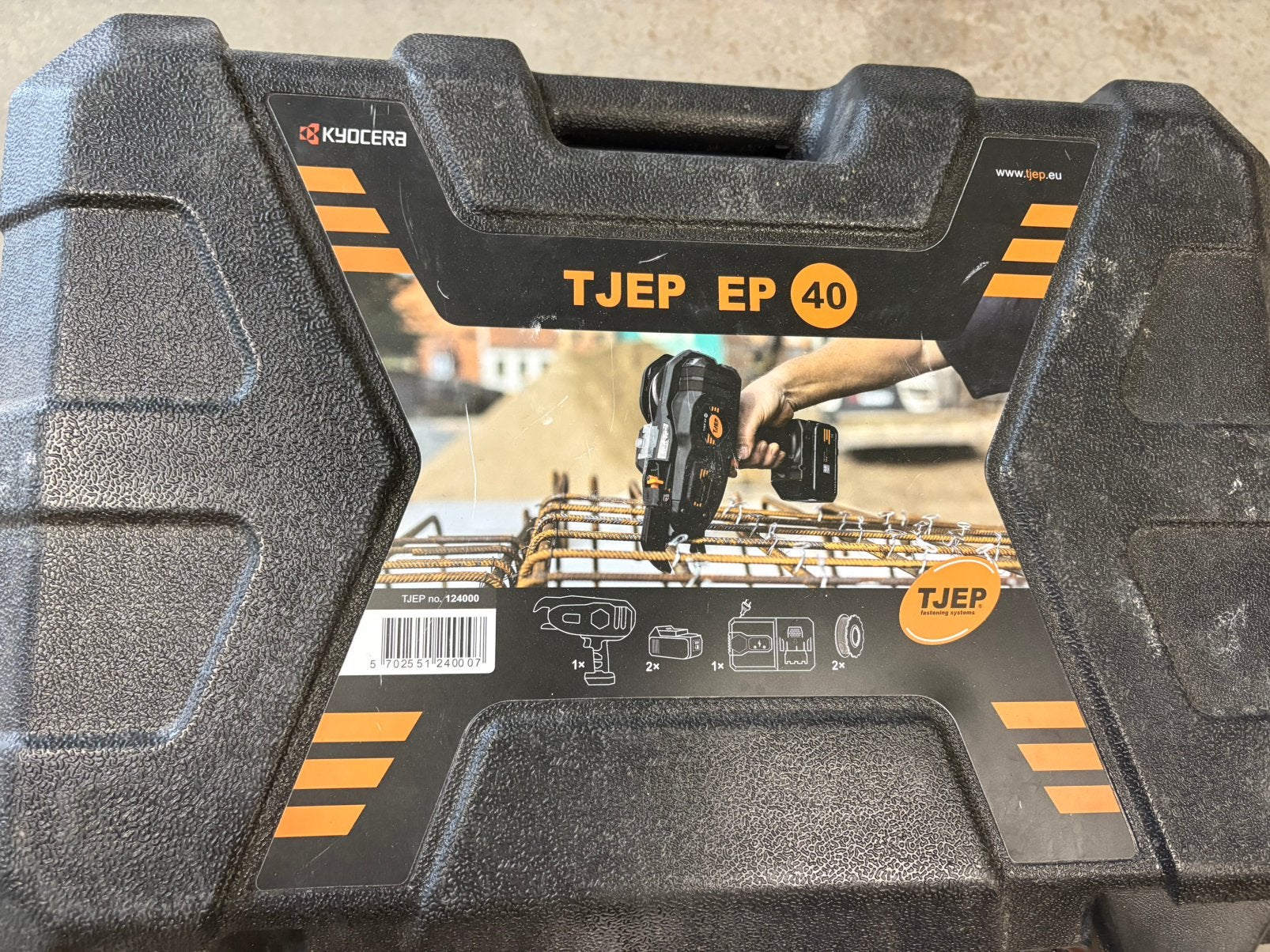 Tjep EP 40 vlechtmachine, Doe-het-zelf en Verbouw, Ophalen of Verzenden, Zo goed als nieuw, Kolomboormachine