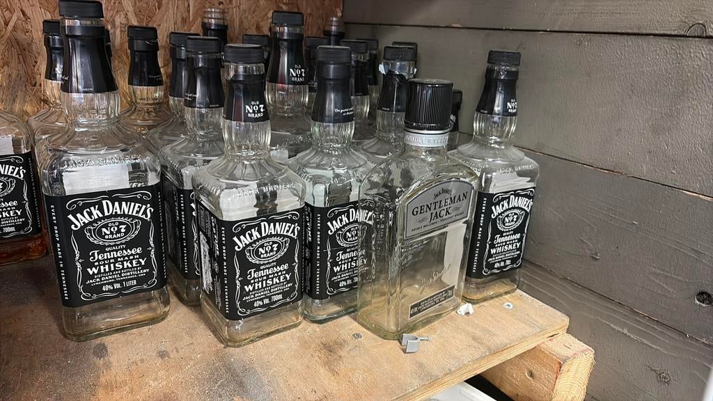 Jack daniels flessen, Ophalen of Verzenden, Zo goed als nieuw