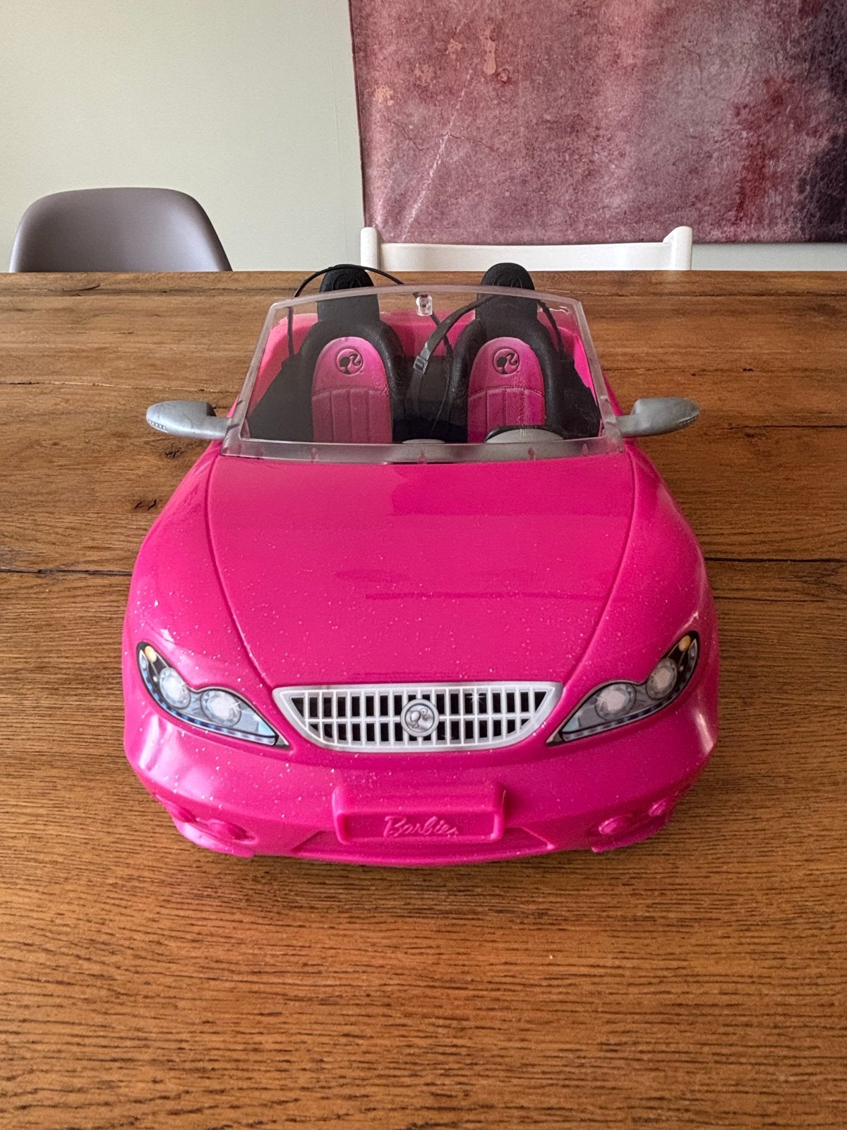 Barbie Glam Convertible BDF38 roze cabrio - 2014, Ophalen of Verzenden, Zo goed als nieuw
