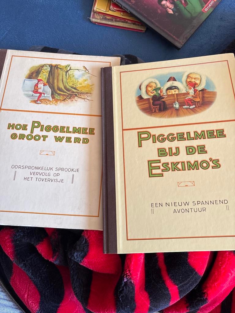 Piggelmee boeken: Hoe Piggelmee Groot Werd & Bij de Eskimo's, Boeken, Ophalen of Verzenden, Gelezen