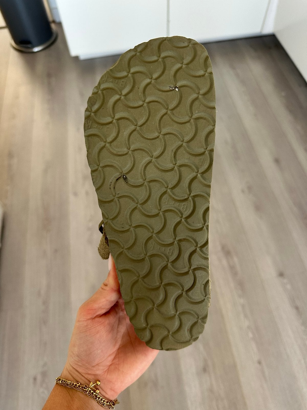 Birkenstock Clogs suède - Maat 36, Ophalen of Verzenden, Gedragen, Beige, Slippers