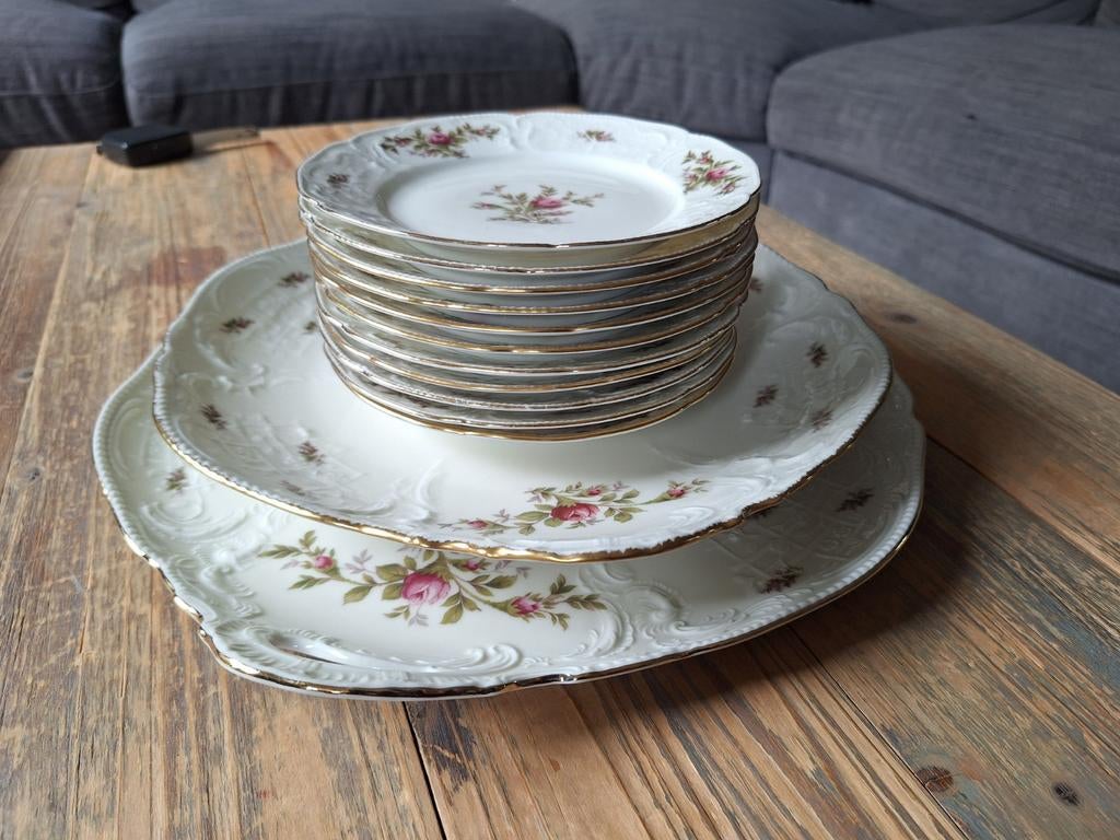 2 schalen en 10 schoteltjes Rosenthal Sanssouci Ramona, Ophalen of Verzenden