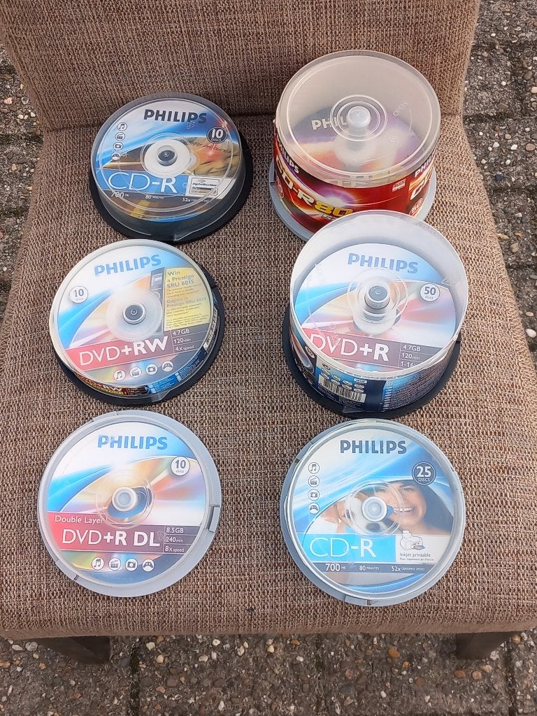 Philips CD-R , CD-RW en DVD-R en DVD-RW, Computers en Software, Philips, Nieuw, Ophalen of Verzenden, Dubbelzijdig
