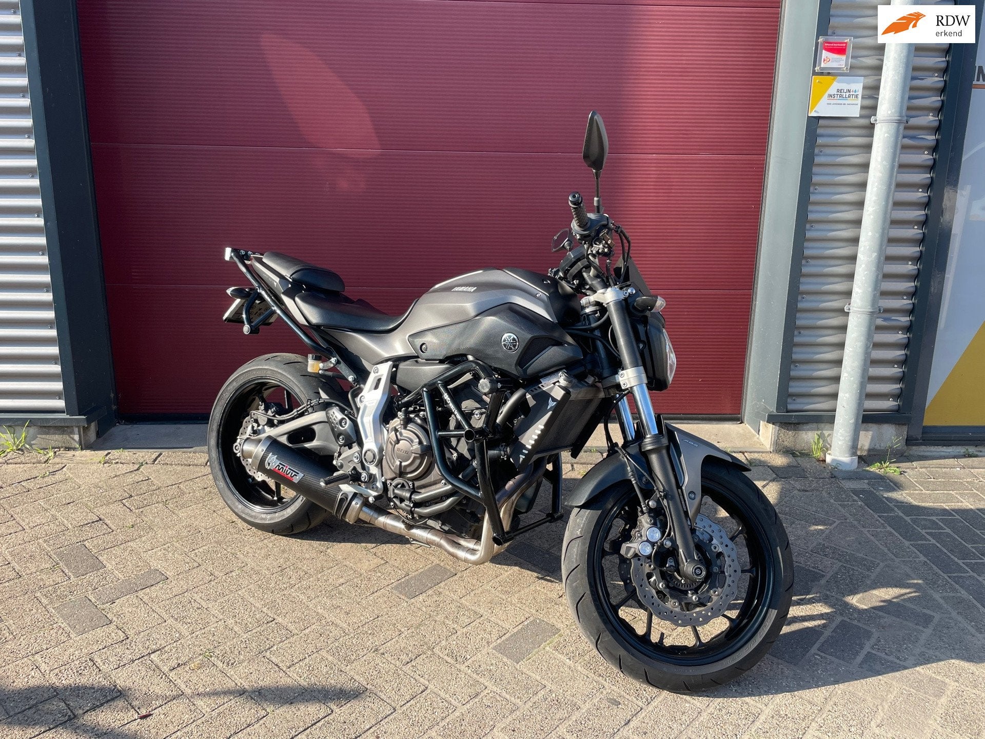 Yamaha MT-07 MT07 ABS A2 35KW Sportuitlaat, Motoren, Toermotor, 689 cc, ABS, Handgeschakeld