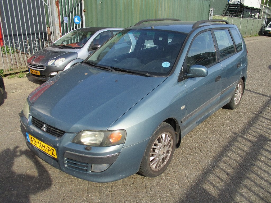 Mitsubishi Space Star 1.6 Comfort 2003 Groen, Auto's, Mitsubishi, Voorwielaandrijving, 4 cilinders, 1165 kg, Handgeschakeld