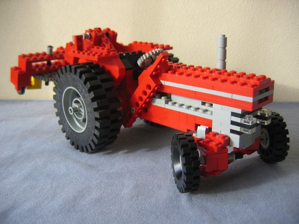 Lego Technic 851 tractor (uit 1978), Ophalen of Verzenden, Gebruikt