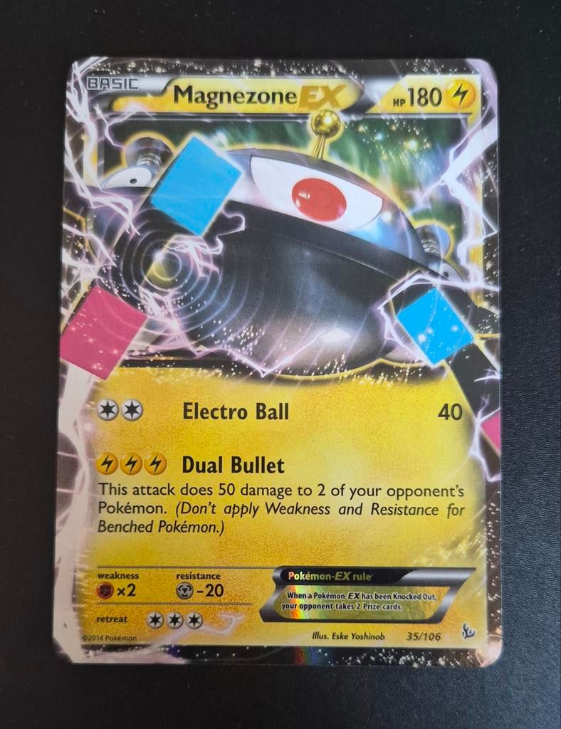 Magnezone EX 35 Flashfire, Ophalen of Verzenden, Zo goed als nieuw, Losse kaart, Foil
