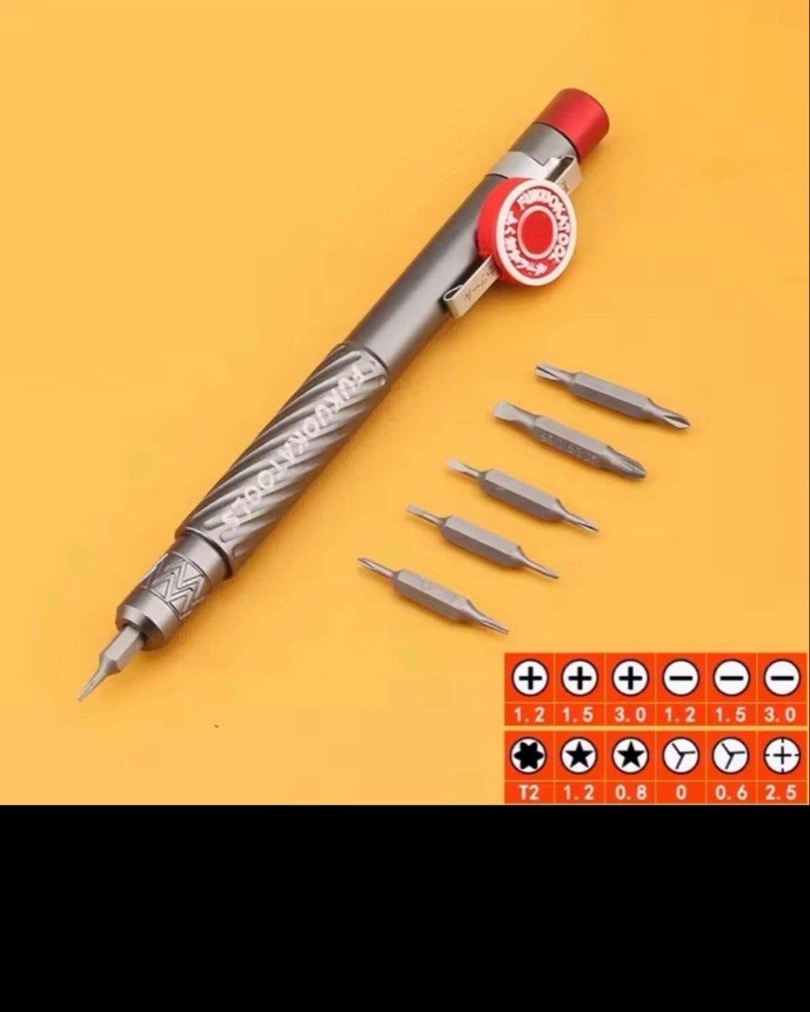 Fukuoka Tools Alles-in-één Pen Schroevendraaier Set, Ophalen of Verzenden, Nieuw, Schroevendraaier, Overige merken