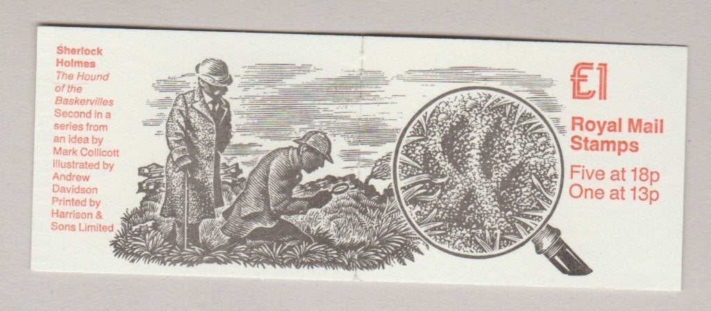 GB 1987 Booklet SG FH9 Sherlock Holmes - No. 2 **, Postzegels en Munten, Postzegels | Europa | UK, Verzenden, Postfris