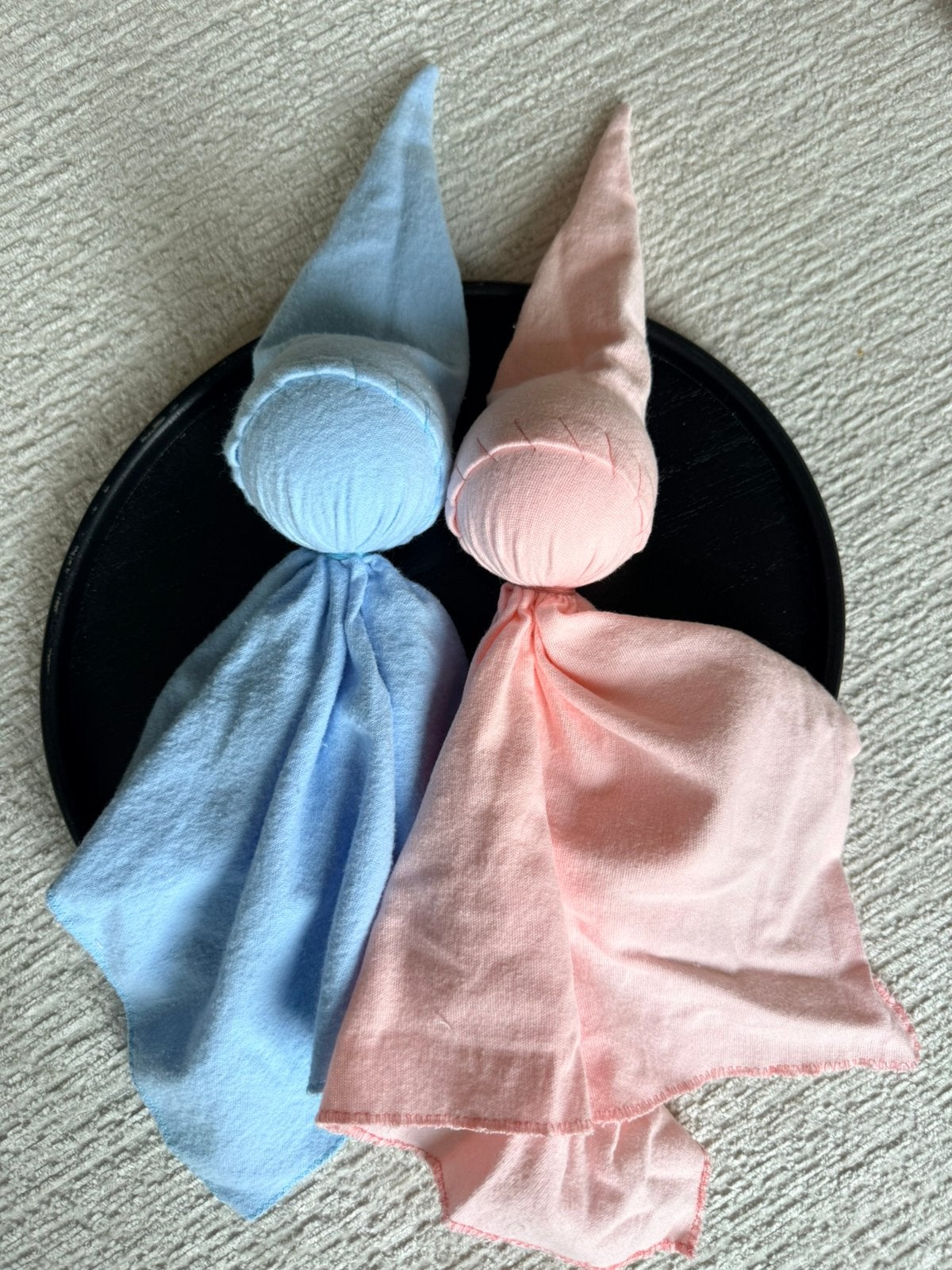 Sabbel of Flok knuffel - handgemaakt, Ophalen of Verzenden, Nieuw, Knuffeldoekje, Handgemaakt